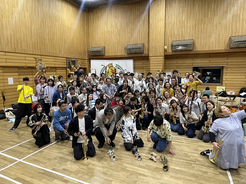 ガモスイの吹奏楽の練習風景